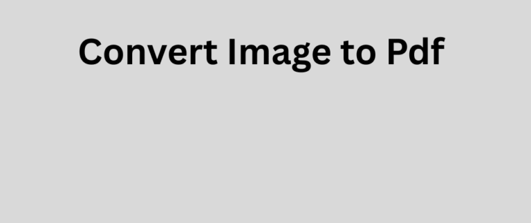 convert image to pdf
